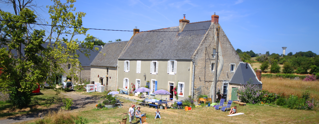 Het hoofd huis in Russy, Normandië